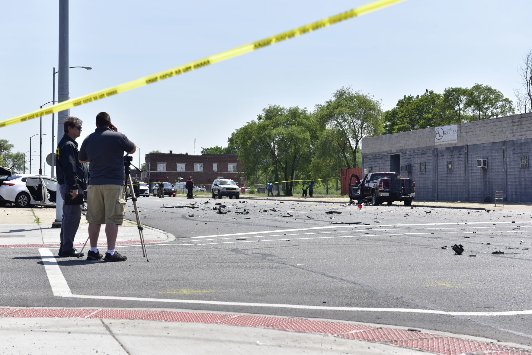 Police investigate shootout involving ATF agent, three-car crash in Gary's Midtown section
